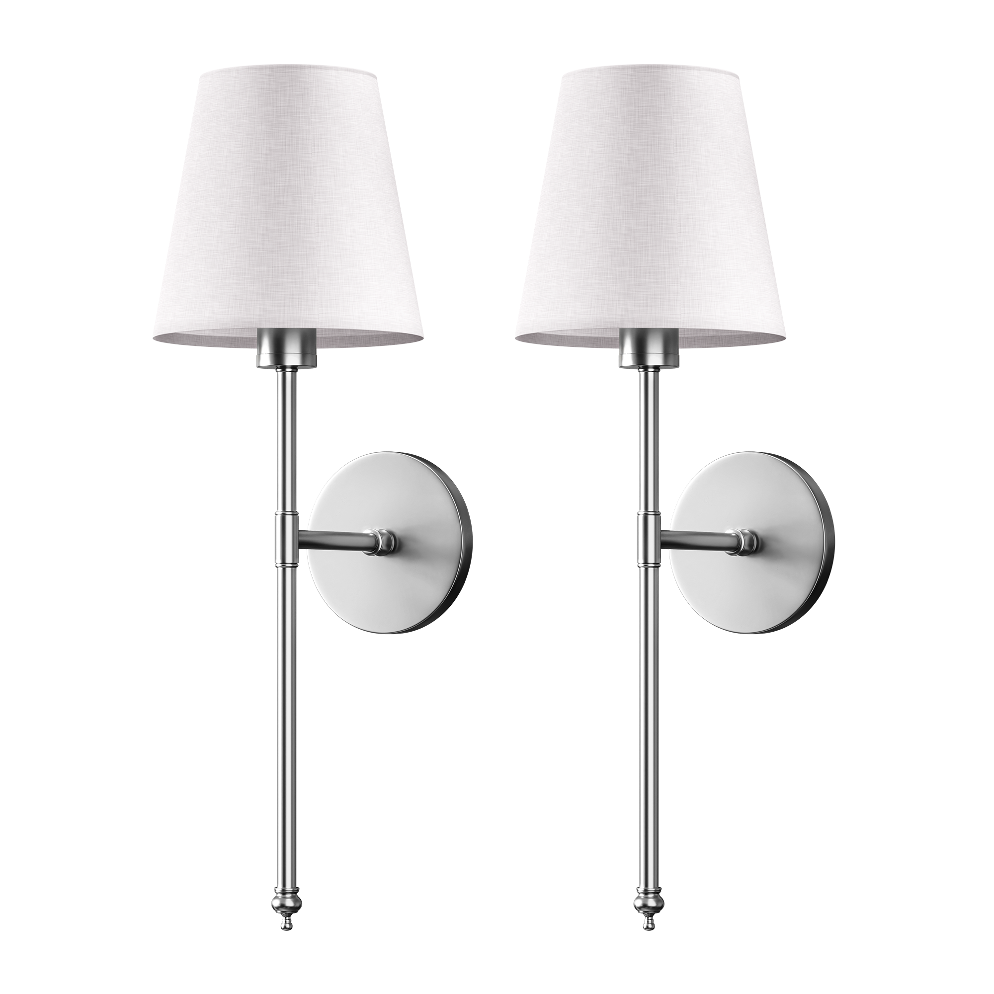 WIRELESS WALL SCONCE (SET OF 2 + 2 BULBS INCLUDED)